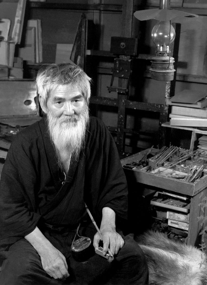熊谷守一 ～ 大江家 宛て 昭和45年 年賀エンタイア Morikazu Kumagai_熊谷守一 – ORANGE GATE
