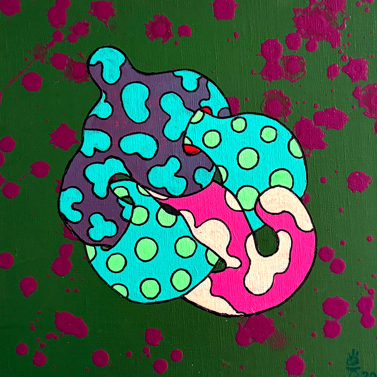 【内山田画廊】f3 現代アート　カラフルな果物のアクリル画 内山田画廊 (@ucymda) • Instagram photos and videos